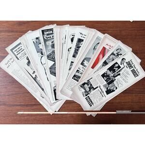 Lot of 200 Original 1939 Ads Half-Page Great Variety